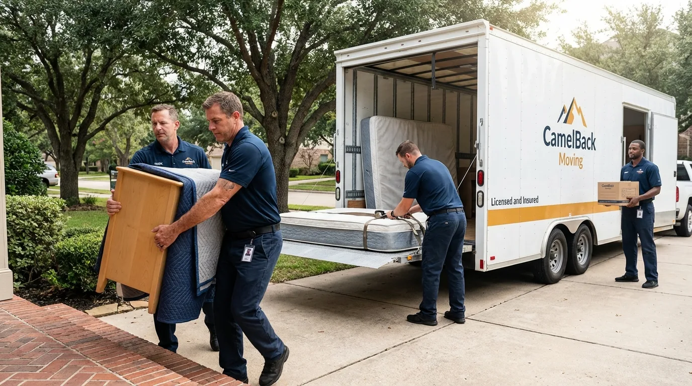 Crew loading residential truck for cross-state move from Ashland, KY